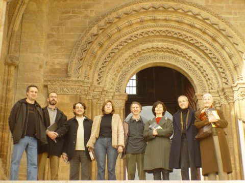 Santi Arbs, Eduard Castanyo, Isidor Bernab, Anna Porquet, Jordi Sol, Carme Torras, Antonni Munn i Rosa Fabregat, a la Seu Vella